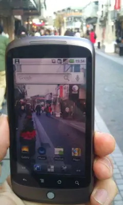 Camera through wallpaper android App screenshot 2